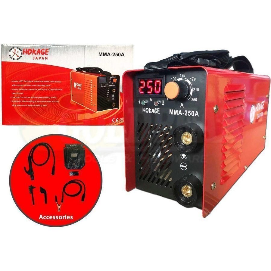 Hokage MMA 250 DC Inverter Welding Machine, Welding Supplies Welding Machines — Southend Philippines