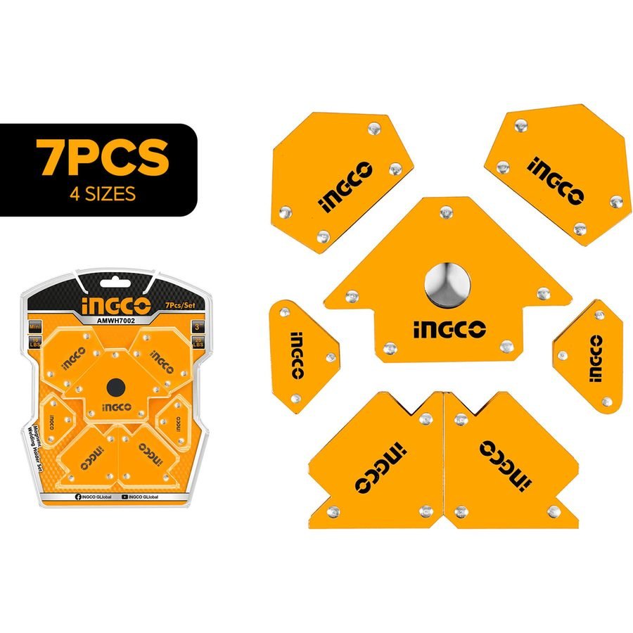 Ingco Ingco AMWH7002 Magnetic Welding Holder Set, Welding Supplies Clamps & Holders — Southend Philippines