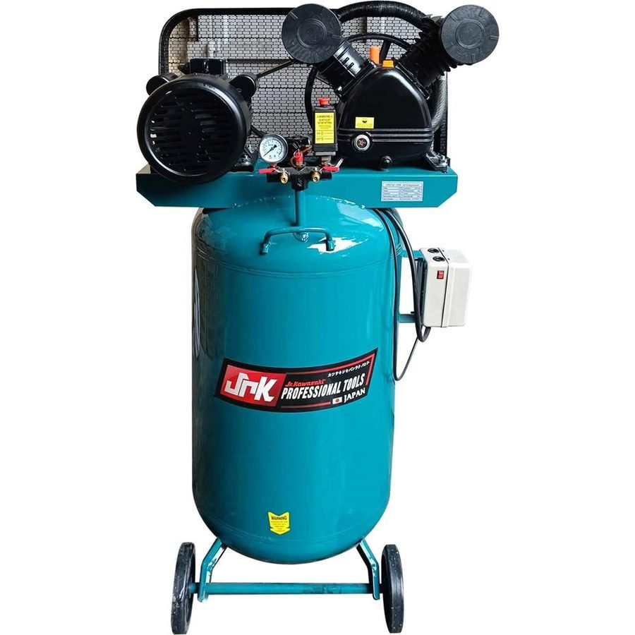 Kawasaki JR Kawasaki JRKVAC-200L 5HP Belt Driven Air Compressor (Vertical), Welding Supplies Welding Machines — Southend Phil