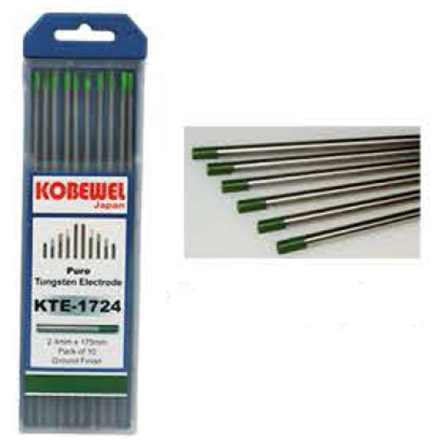 Kobewel Kobewel Pure Tungsten Electrode 10 Pcs, Welding Supplies Electrodes & Rods — Southend Philippines