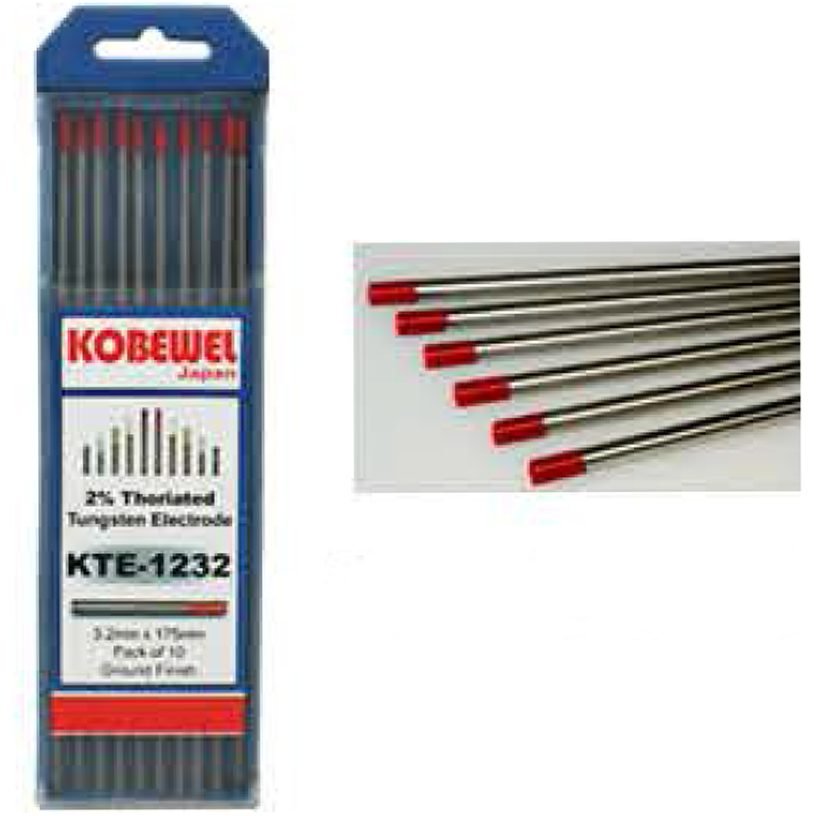 Kobewel Kobewel Thoriated Tungsten Electrode 10 Pcs, Welding Supplies Electrodes & Rods — Southend Philippines