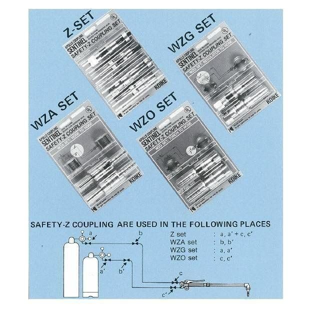 Koike Koike Sentinel Apollo Safety-Z Coupling Set, Welding Supplies — Southend Philippines