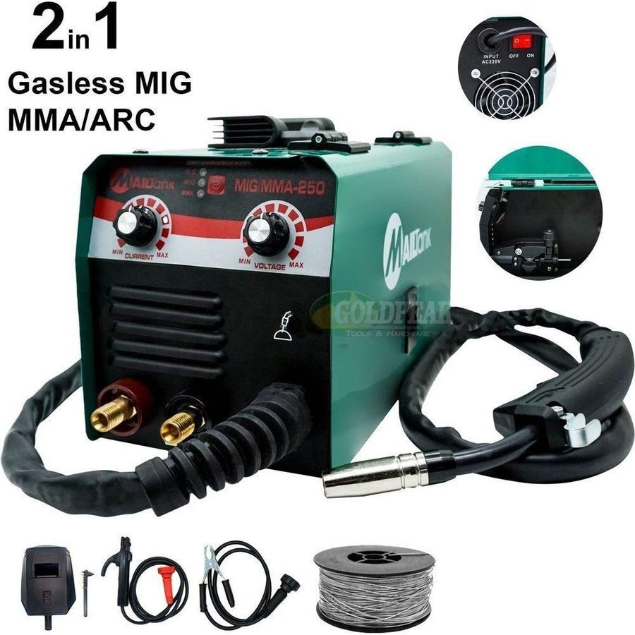 Mailtank SH-197 2in1 Gasless MIG/MMA 250 DC Inverter Welding Machine, Welding Supplies Welding Machines — Southend Philippine