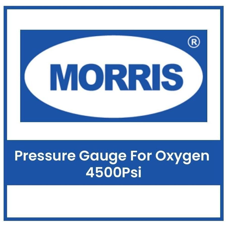 Morris Pressure Gauge For Oxygen 4500 Psi, Welding Supplies Regulators & Gauges — Southend Philippines