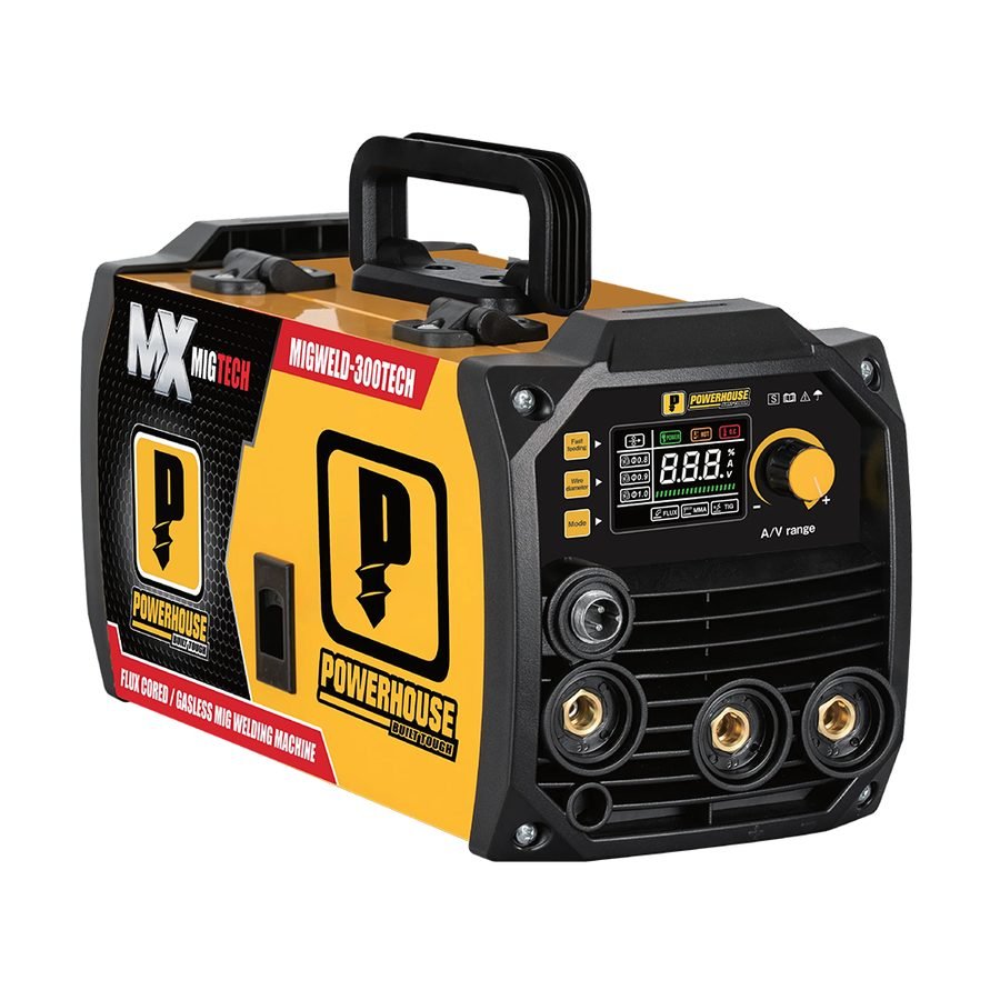 Powerhouse MIGWELD-300TECH Migweld Gasless Inverter Welding Machine 300A