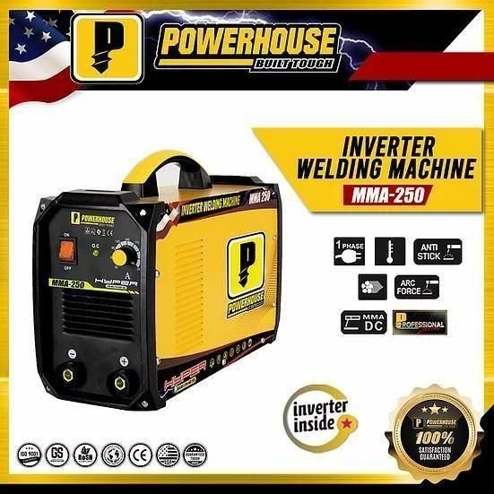 Powerhouse Powerhouse MMA-250 DC Inverter Welding Machine (Hyper Series) 250A, Welding Supplies Welding Machines — Southend P