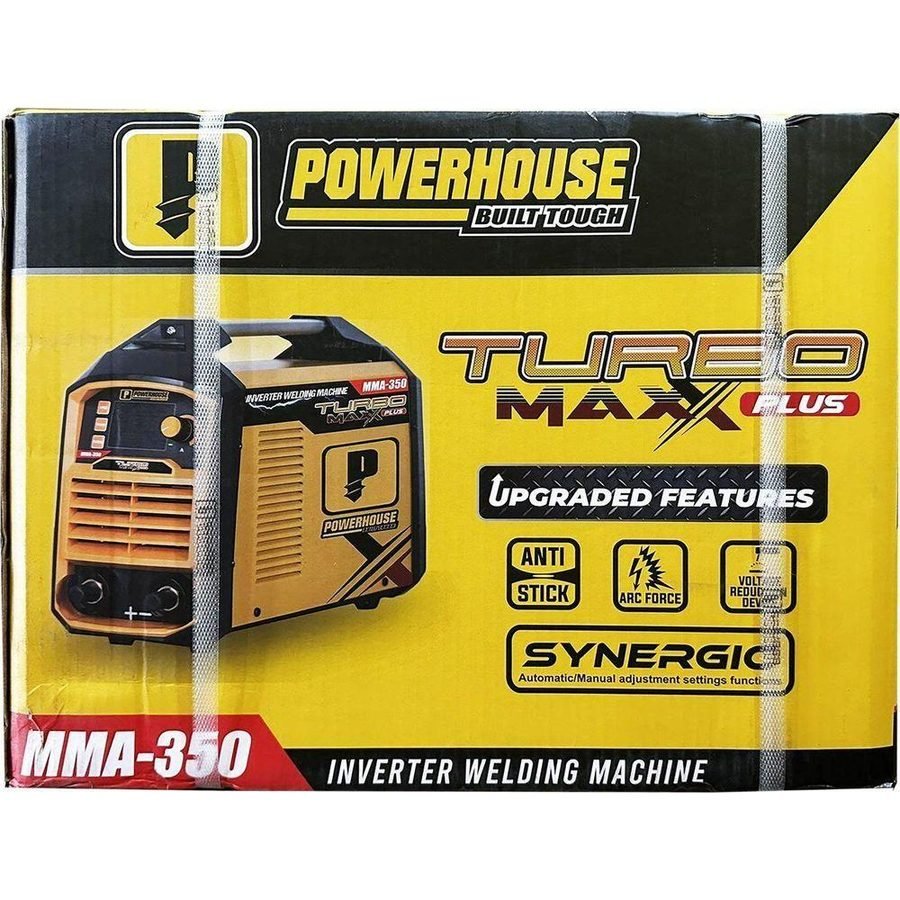 Powerhouse Powerhouse MMA-350 DC Inverter Welding Machine (TURBOMAX Xplus) 350A, Welding Supplies Welding Machines — Southend