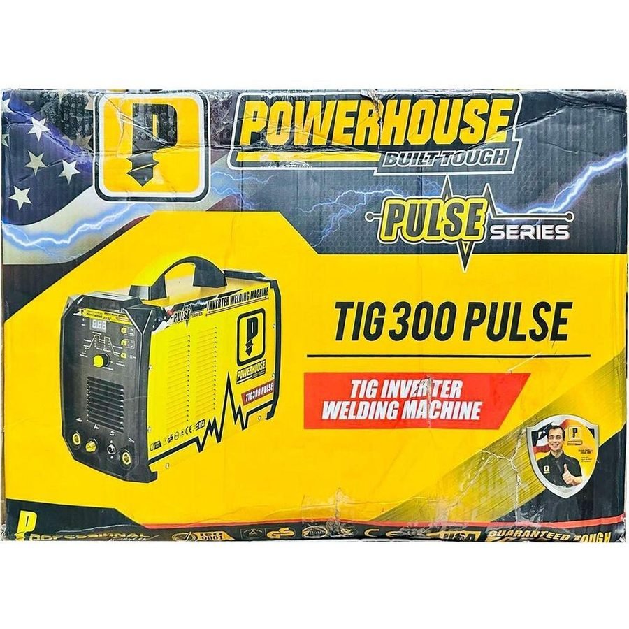 Powerhouse Powerhouse TIG 300 PULSE 2in1 (TIG/MMA) DC Inverter Welding Machine, Welding Supplies Welding Machines — Southend