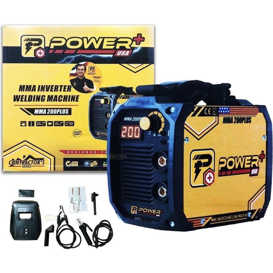 Powerplus MMA 200PLUS DC Inverter Welding Machine, Welding Supplies Welding Machines — Southend Philippines