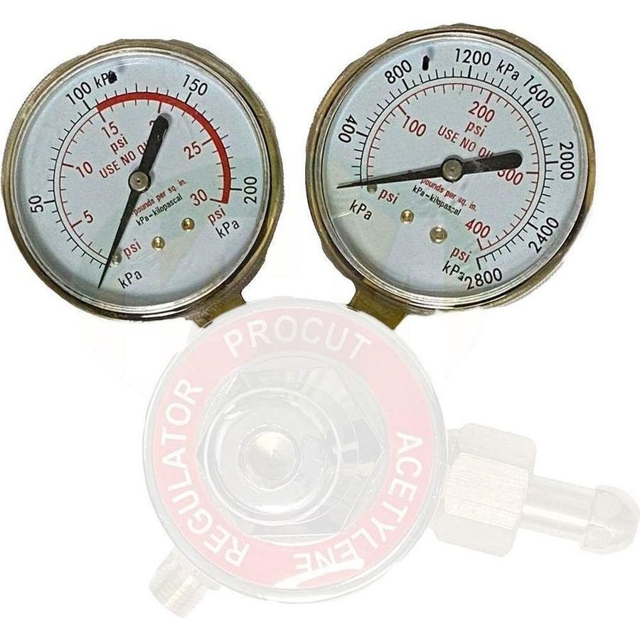 Procut Procut Acetylene Gauge For Cutting & Welding Outfit, Welding Supplies Regulators & Gauges — Southend Philippines