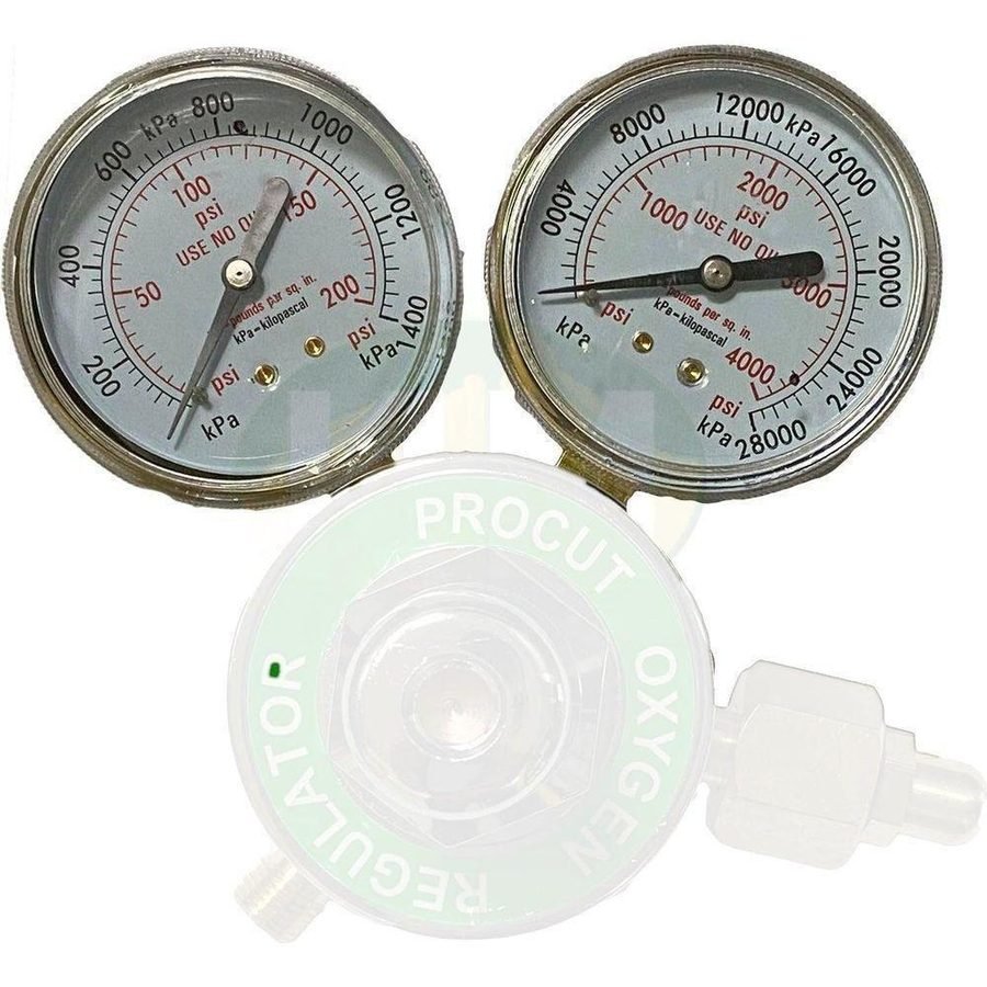 Procut Procut Oxygen Gauge For Cutting & Welding Outfit, Welding Supplies Regulators & Gauges — Southend Philippines