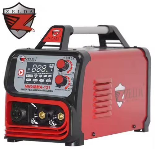 ZELDA MIG/MMA-131 Welder IGBT Mig Welder For Carbon Steel Gas/Gas Less I, Welding Supplies Welding Machines — Southend Philip